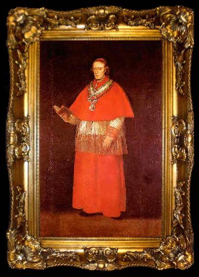 framed  Francisco Jose de Goya Cardinal Luis Maria Borbon y Vallabriga., ta009-2
